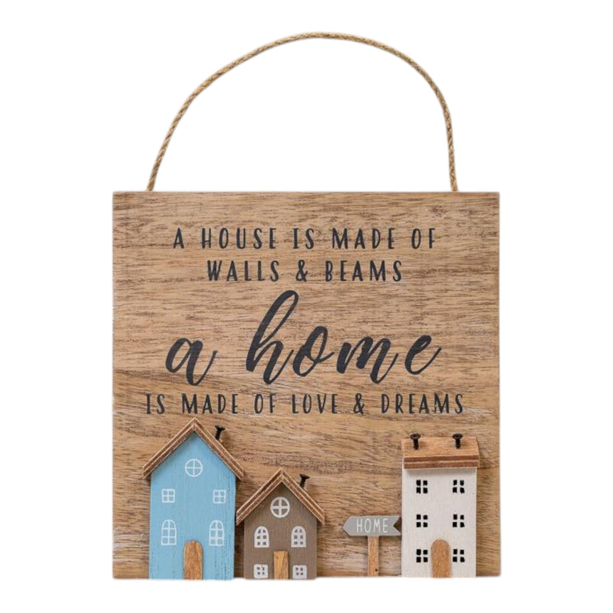Wooden Home Sign