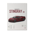 Poster Sportwagen CORVETTE Stingray C8 C3 DODGE CHARGER RTSportauto · Geschenk für ihn · Wohnzimmmer & Büro · Wand Deko · Print ohne Rahmen